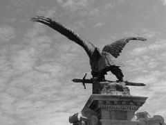 Eagle outside the Royal Palace