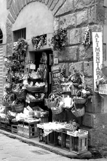 Backstreet Florentine shop