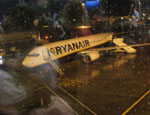 RyanAir Plane awaiting at Stanstead Airport